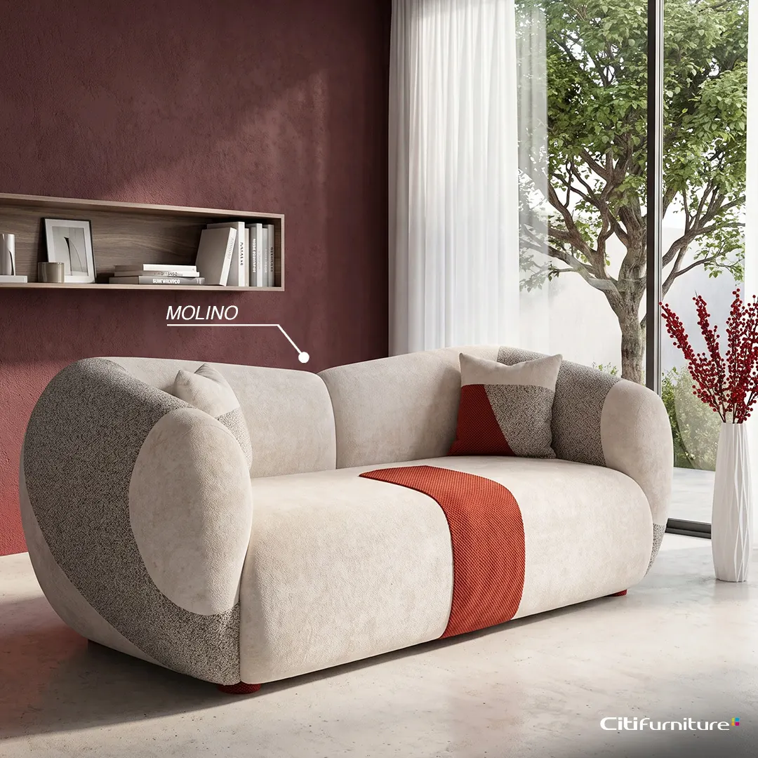 Molino two-seater sofa by Citifurniture — furniture product photography, Lebanon
